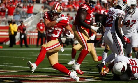 Photos: San Francisco 49ers’ Christian McCaffrey scores four touchdowns in 35-16 win over Arizona Cardinals